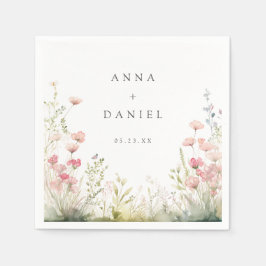 Guardanapo De Papel Delicate Floral Wedding