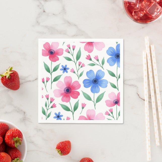 Guardanapo De Papel  Delícia de Flor de Água de Rosas (Insitu)