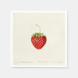 Guardanapo De Papel Delicious Red Strawberry (por Louis C.C. Krieger)
