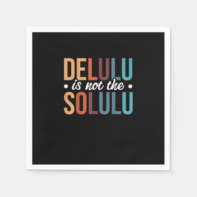 Guardanapo De Papel Deluluu Fala, Eu Escuto (Frente)