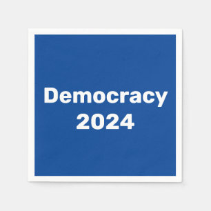 Guardanapo De Papel Democracia 2024 Eleição Presidencial