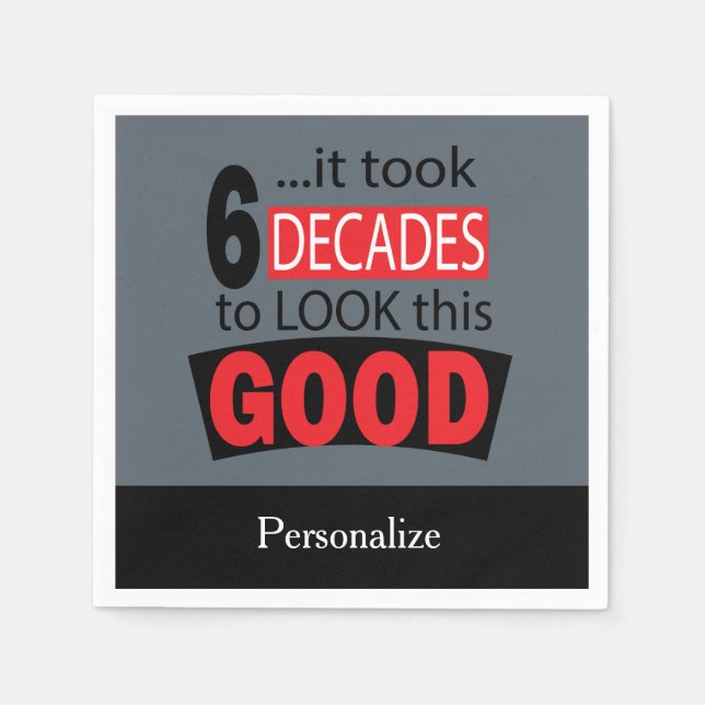 Guardanapo De Papel Demorou 6 Décadas para parecer tão bom - Cinza (Frente)