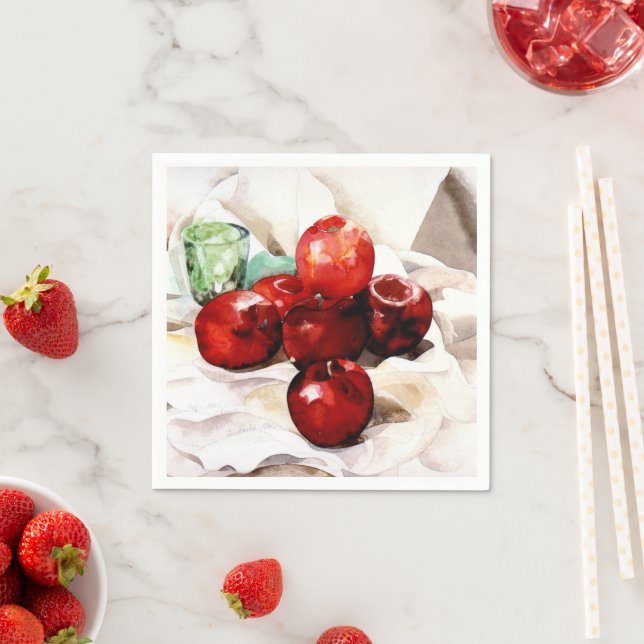 Guardanapo De Papel Demuth - Maçãs e Vidro Verde (Insitu)