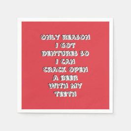 Guardanapo De Papel Dentes De Abertura De Garrafa Nápoles