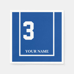 Guardanapo De Papel Derby Horse Race Blue 3 Papel Personalizado Napkin