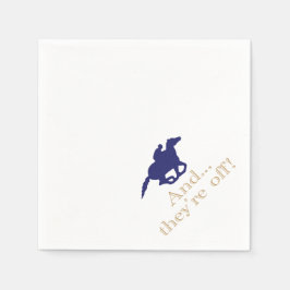 Guardanapo De Papel Derby Horse Racing Paper Napkins