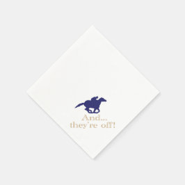 Guardanapo De Papel Derby Horse Racing Paper Napkins