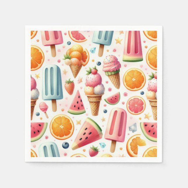 Guardanapo De Papel Deriva de Summer Sweet (Frente)