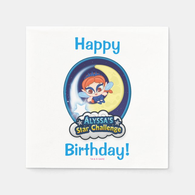 Guardanapo De Papel Desafio Estrela de Alyssa (Frente)
