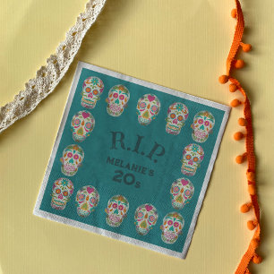 Guardanapo De Papel Descanse meus 20 anos de idade personalizados, crâ