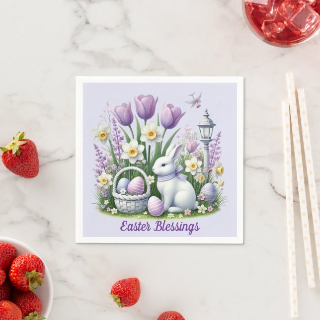 Guardanapo De Papel Desejos de páscoa (Insitu)