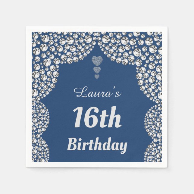 Guardanapo De Papel Desenhadores personalizados do 16º ou do 1º ano (Frente)