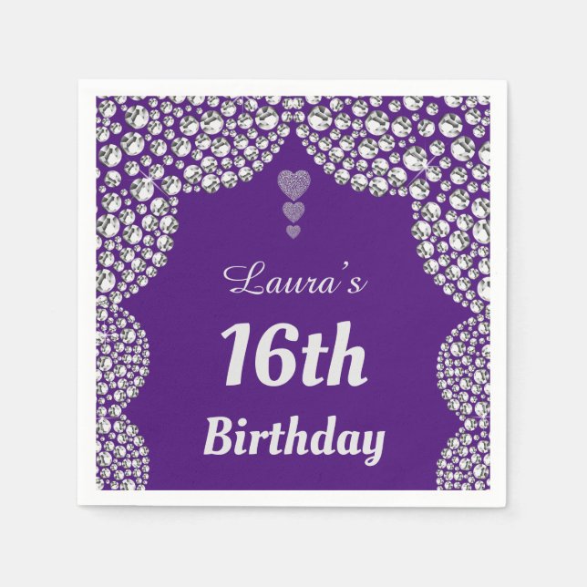 Guardanapo De Papel Desenhadores personalizados do 16º ou do 1º ano (Frente)