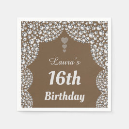 Guardanapo De Papel Desenhadores personalizados do 16º ou do 1º ano