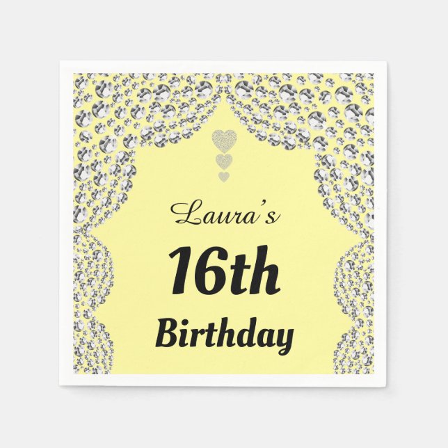 Guardanapo De Papel Desenhadores personalizados do 16º ou do 1º ano (Frente)