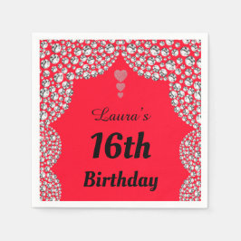 Guardanapo De Papel Desenhadores personalizados do 16º ou do 1º ano