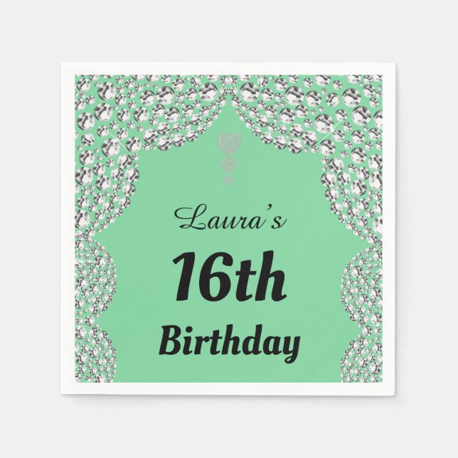 Guardanapo De Papel Desenhadores personalizados do 16º ou do 1º ano (Frente)