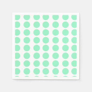 Guardanapo De Papel Desenho de Pontos Verde