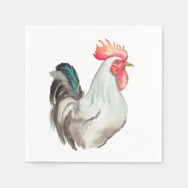 Guardanapo De Papel Desenho manual em aquarela de uma galeria