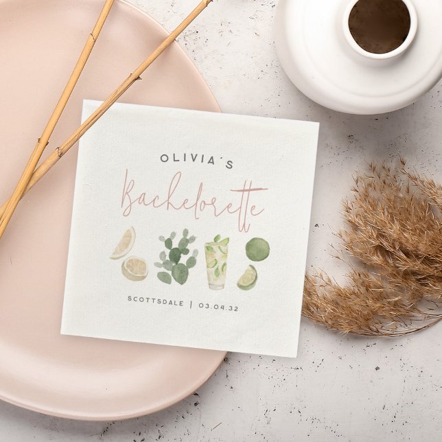 Guardanapo De Papel Desert Boho Festa de solteira Personalizada (Criador carregado)