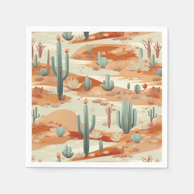Guardanapo De Papel Desert Landscape Paper (Frente)