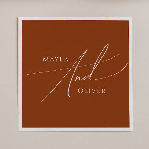 Guardanapo De Papel Deserto Whimsic Terracotta Wedkins