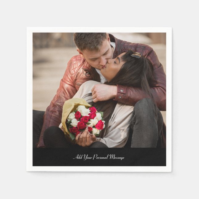 Guardanapo De Papel Design a sua própria foto (Frente)