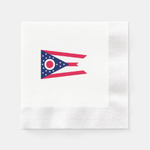 Guardanapo De Papel Design da bandeira do estado de Ohio