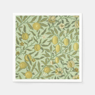 Guardanapo De Papel Design da fruta da romã de William Morris