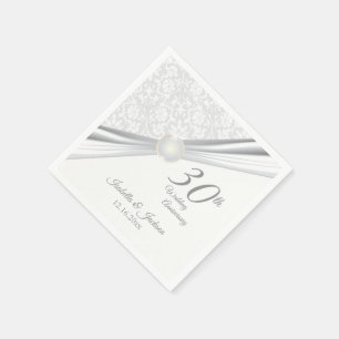 Guardanapo De Papel Design de 30 de Casamento Bonito