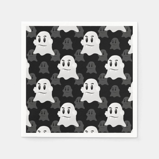 Guardanapo De Papel Design de Blob Fantasma (Frente)