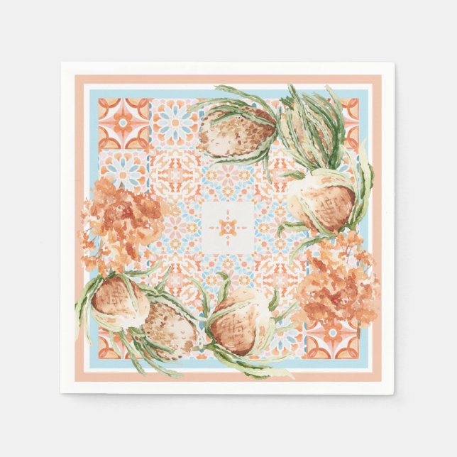 Guardanapo De Papel Design de cachecol (Frente)