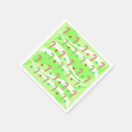 Guardanapo De Papel Design de doces de Natal modernos