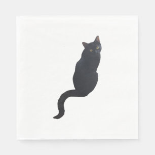 Guardanapo De Papel Design de gato preto