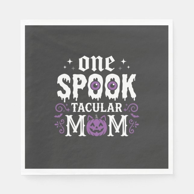 Guardanapo De Papel Design de Mãe Espetacular de Halloween_1 (Frente)