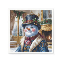 Design de Natal Vitoriano Snowman
