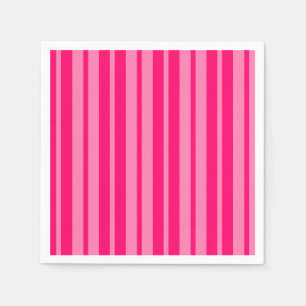 Guardanapo De Papel Design de padrão de faixa de Na moda rosa-claro e 