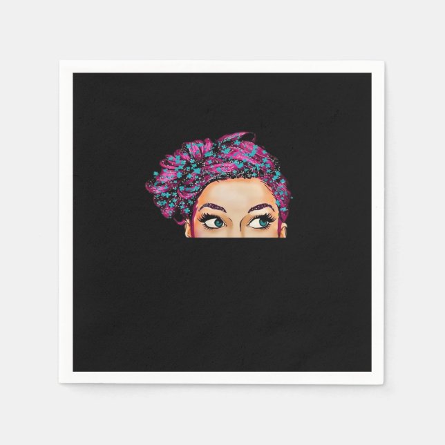 Guardanapo De Papel Design de Peekaboo Halloween (Frente)