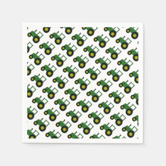 Guardanapo De Papel Design de Trator Verde