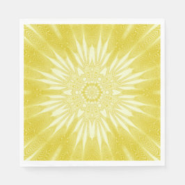 Guardanapo De Papel Design de Tulle Amarelo Sunshine