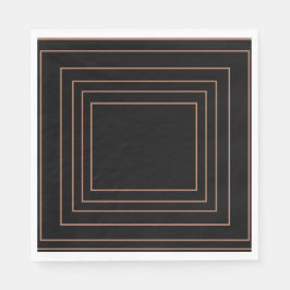 Guardanapo De Papel Design do Quadrado do Interior do Tan