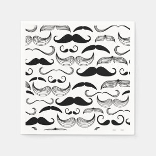 Guardanapo De Papel Design engraçado do bigode