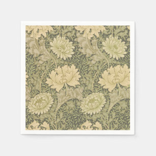 Guardanapo De Papel Design Floral de William Morris Chrysantemum Soft