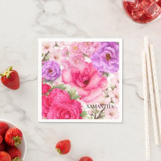 Guardanapo De Papel Design Floral Personalizado