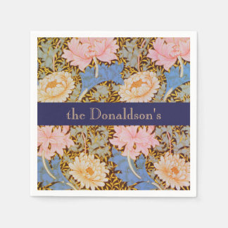 Guardanapo De Papel Design Floral William Morris Adicionar um Nome