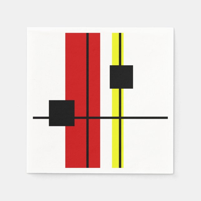 Guardanapo De Papel Design geométrica (Frente)