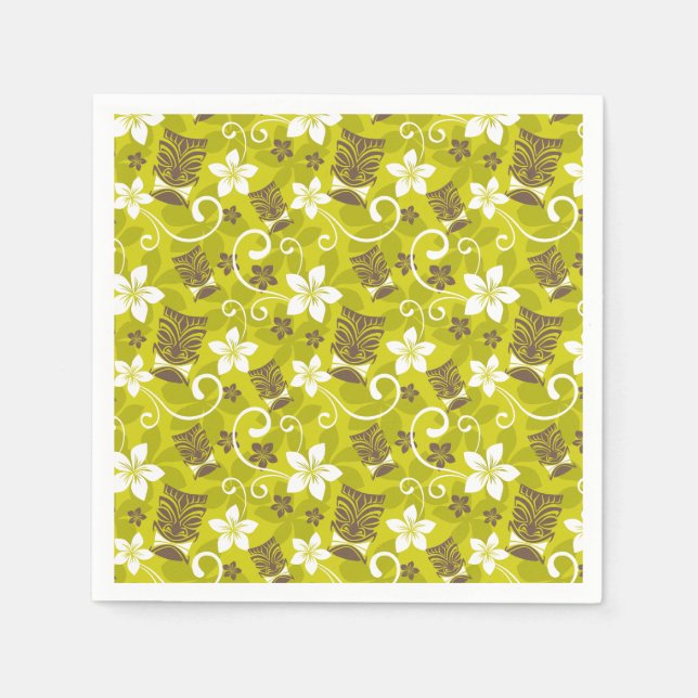 GUARDANAPO DE PAPEL DESIGN LUAU TIKI (Frente)