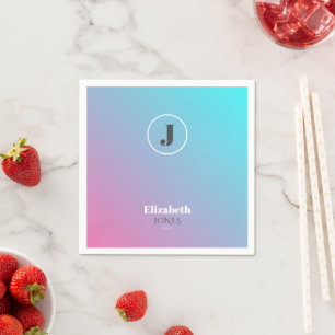 Guardanapo De Papel Design minimalista em cores pastosas