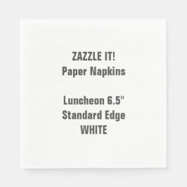 Guardanapo De Papel Design Seu grande papel branco de limo branco Nápo