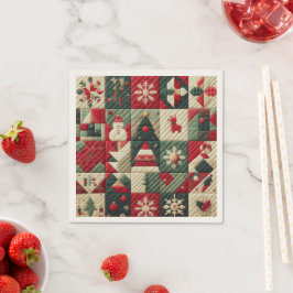 Guardanapo De Papel Designs de Natal Inclusos